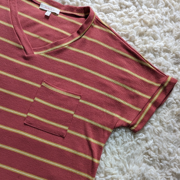 Cute Super Soft Striped T-Shirt for Fall - Picture 6 of 10
